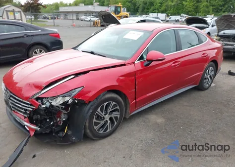 2021 Hyundai Sonata Blue z USA, uszkodzony, nr VIN KMHL24JJ9MA026744